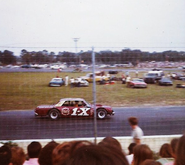 Randy Tissot s car lines up before the 1973 Governor s Cup race